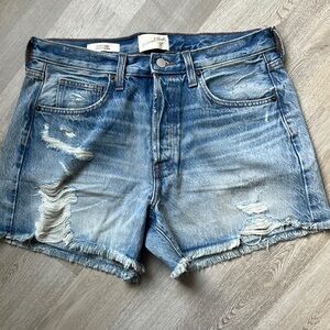 Universal Thread Blue Distressed Jean Shorts
